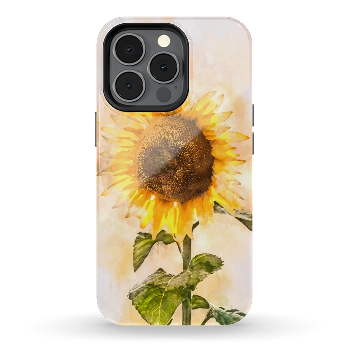 iPhone 13 pro StrongFit Summer Sunflower by Creativeaxle