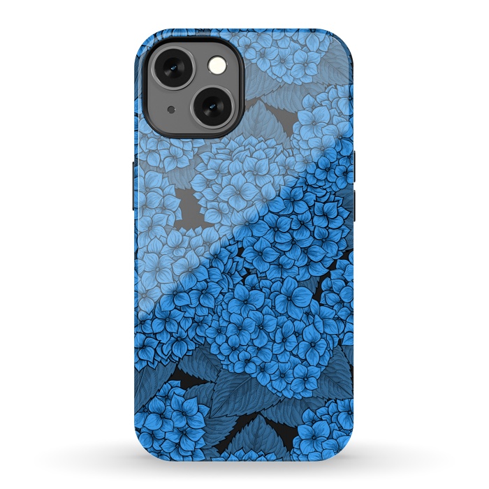 iPhone 13 StrongFit Blue hydrangea by Katerina Kirilova