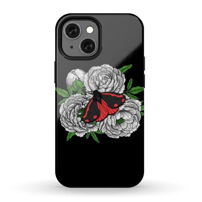 iPhone 13 mini StrongFit The cinnabar moth by Katerina Kirilova