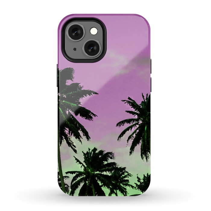 iPhone 13 mini StrongFit Candy Palms by Allgirls Studio