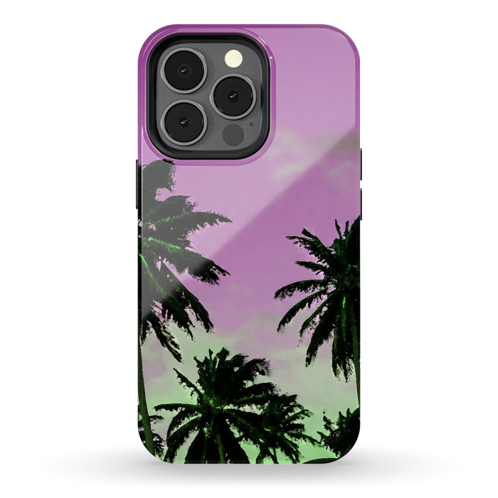 iPhone 13 pro StrongFit Candy Palms by Allgirls Studio