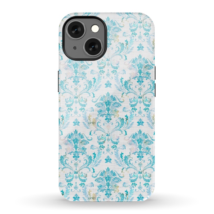 iPhone 13 StrongFit Demure Damask by gingerlique