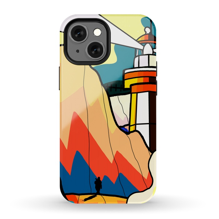 iPhone 13 mini StrongFit The lost lighthouse by Steve Wade (Swade)