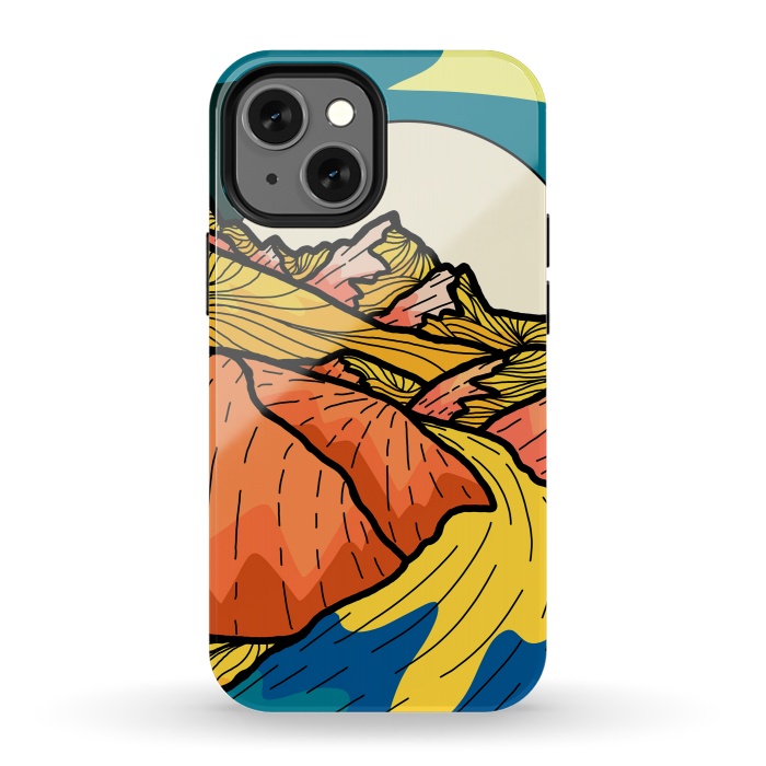 iPhone 13 mini StrongFit The yellow river by Steve Wade (Swade)