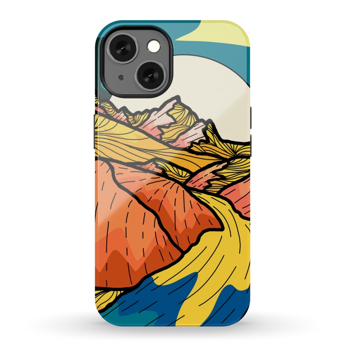 iPhone 13 StrongFit The yellow river by Steve Wade (Swade)