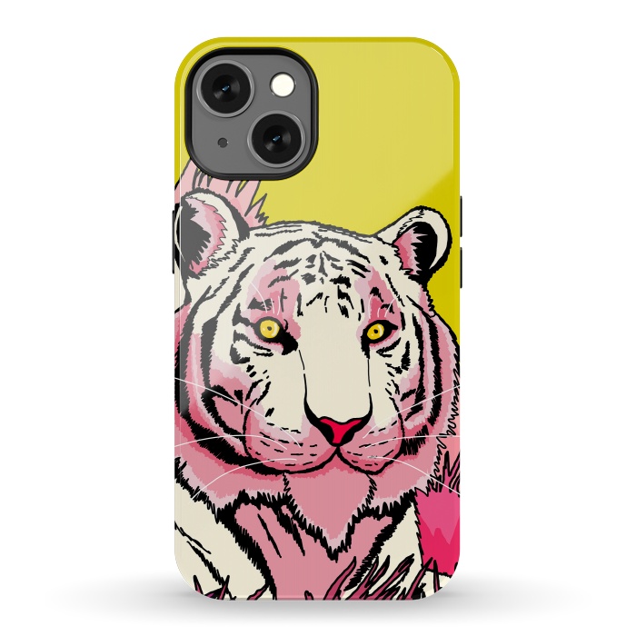iPhone 13 StrongFit The pink tone tiger by Steve Wade (Swade)