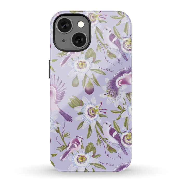 iPhone 13 StrongFit Passion Flowers by Tishya Oedit
