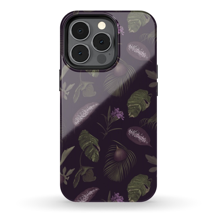 iPhone 13 pro StrongFit Tropical Figs by Tishya Oedit