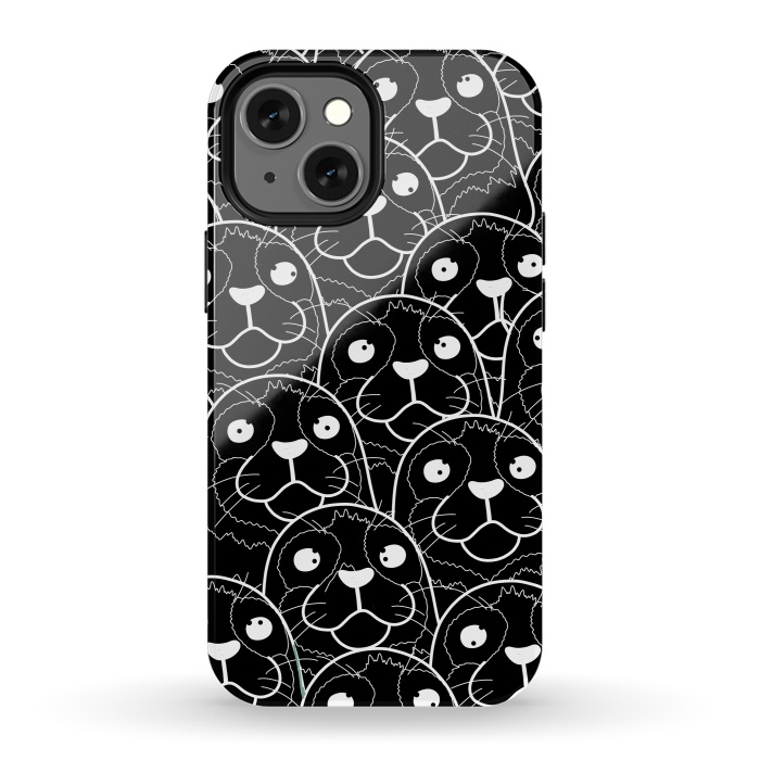 iPhone 13 mini StrongFit Crazy seals by Steve Wade (Swade)