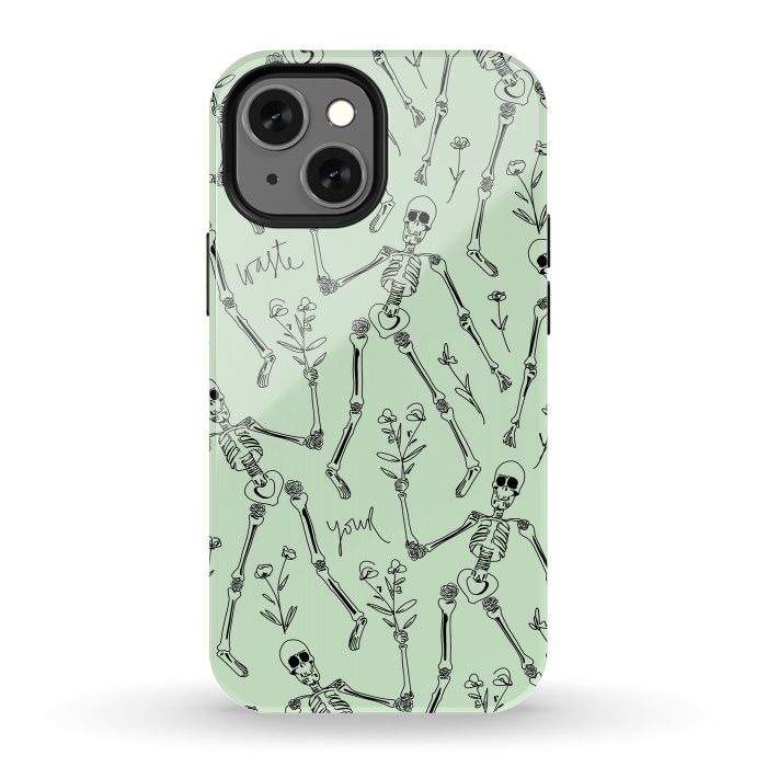 iPhone 13 mini StrongFit Don't Waste your Time by Anis Illustration