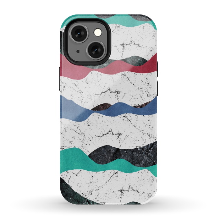 iPhone 13 mini StrongFit Marble hills and rocks by Steve Wade (Swade)