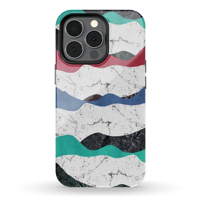 iPhone 13 pro StrongFit Marble hills and rocks by Steve Wade (Swade)