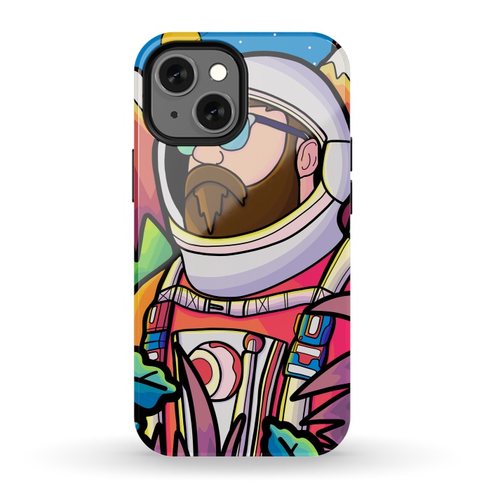iPhone 13 mini StrongFit The astronaut explorer by Steve Wade (Swade)