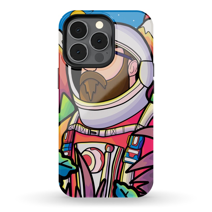 iPhone 13 pro StrongFit The astronaut explorer by Steve Wade (Swade)