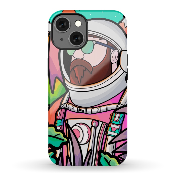 iPhone 13 StrongFit Pastel astronaut by Steve Wade (Swade)