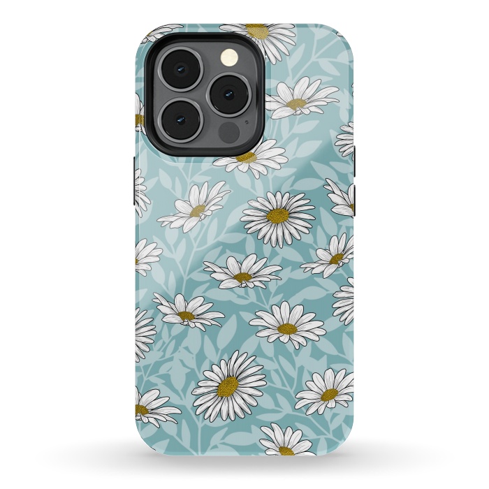 iPhone 13 pro StrongFit Daisy pattern by Jms