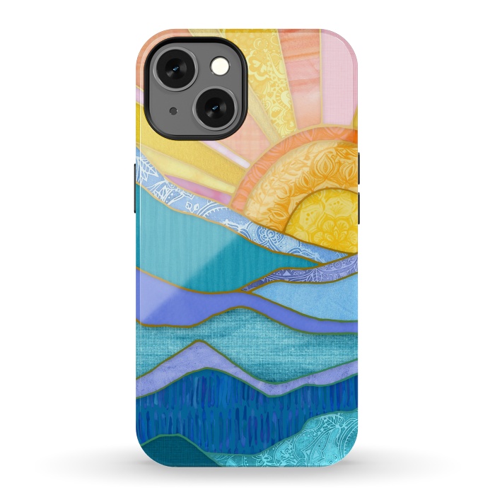 iPhone 13 StrongFit Sweet Sunset by Micklyn Le Feuvre