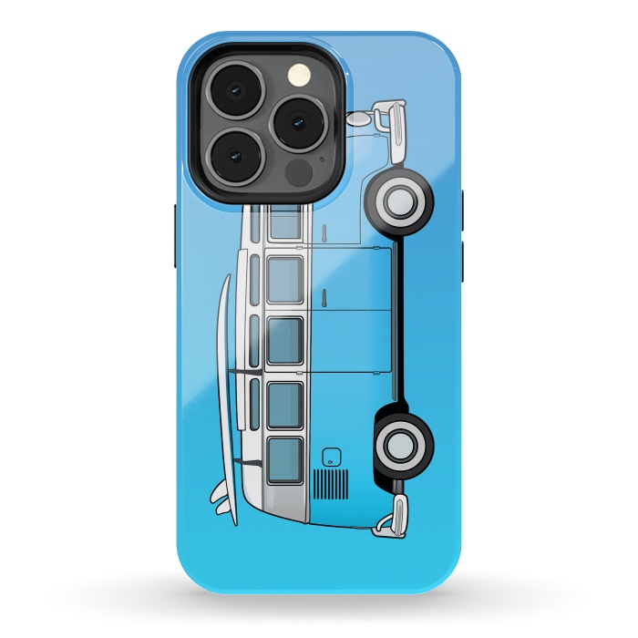 iPhone 13 pro StrongFit Van Life - Blue by Mitxel Gonzalez