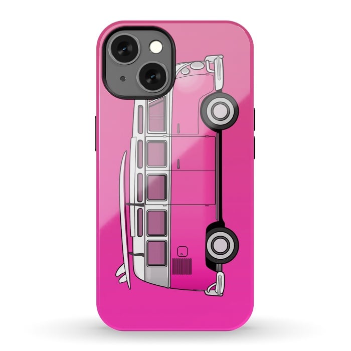 iPhone 13 StrongFit Van Life - Pink by Mitxel Gonzalez