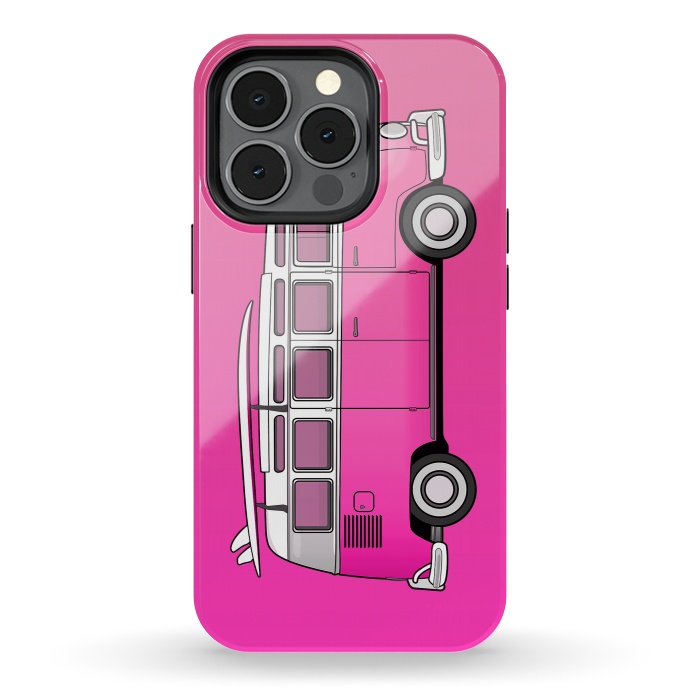iPhone 13 pro StrongFit Van Life - Pink by Mitxel Gonzalez