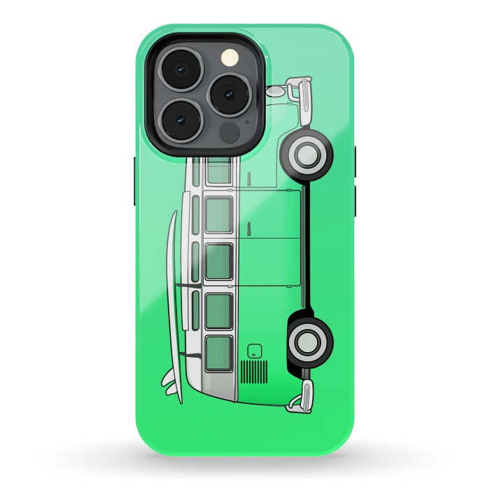 iPhone 13 pro StrongFit Van Life - Green by Mitxel Gonzalez
