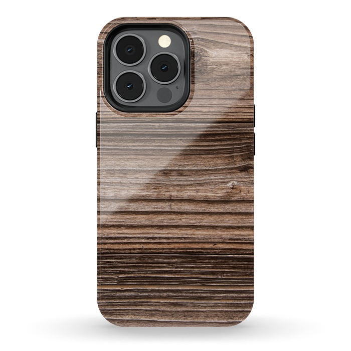 iPhone 13 pro StrongFit wood by haroulita