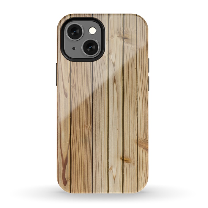 iPhone 13 mini StrongFit wood ii by haroulita
