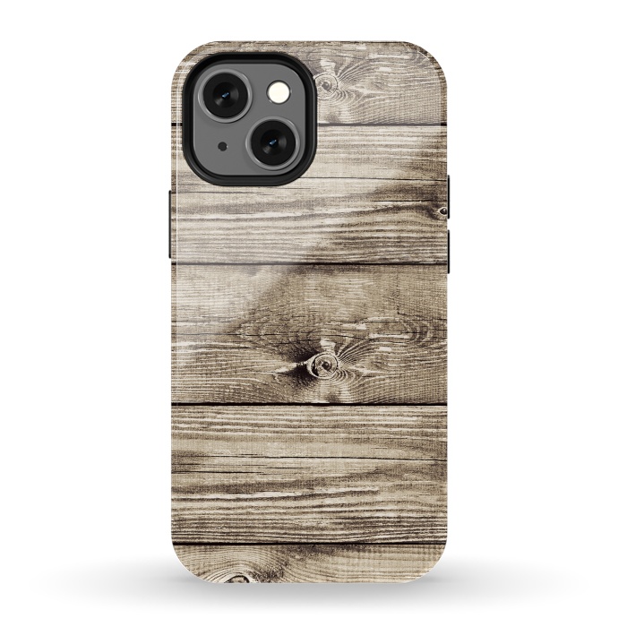 iPhone 13 mini StrongFit wood iii by haroulita