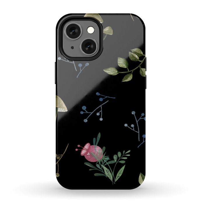 iPhone 13 mini StrongFit flower pattern cc by haroulita