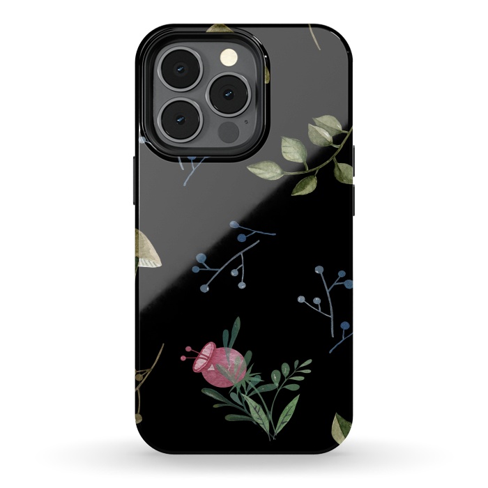 iPhone 13 pro StrongFit flower pattern cc by haroulita