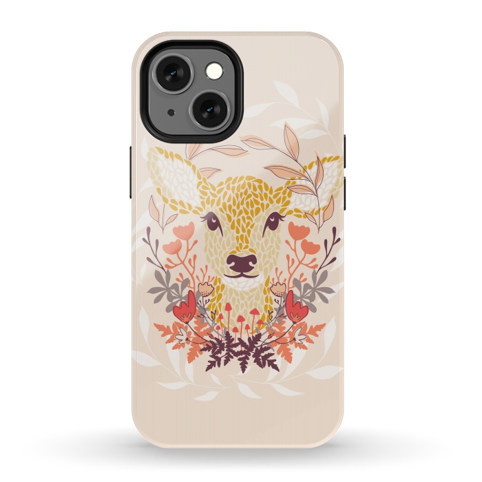 iPhone 13 mini StrongFit Oh Deer by Melissa Lee