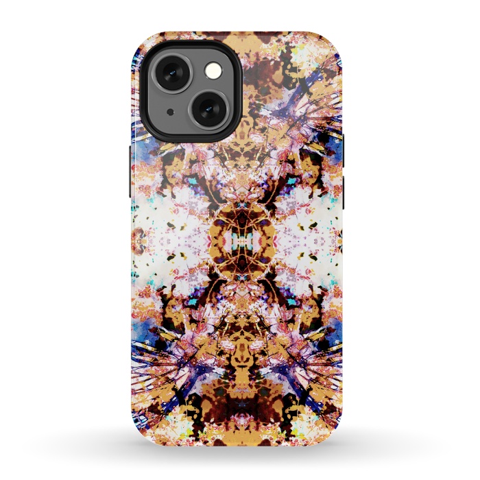 iPhone 13 mini StrongFit Painted butterfly wings and flower petals by Oana 