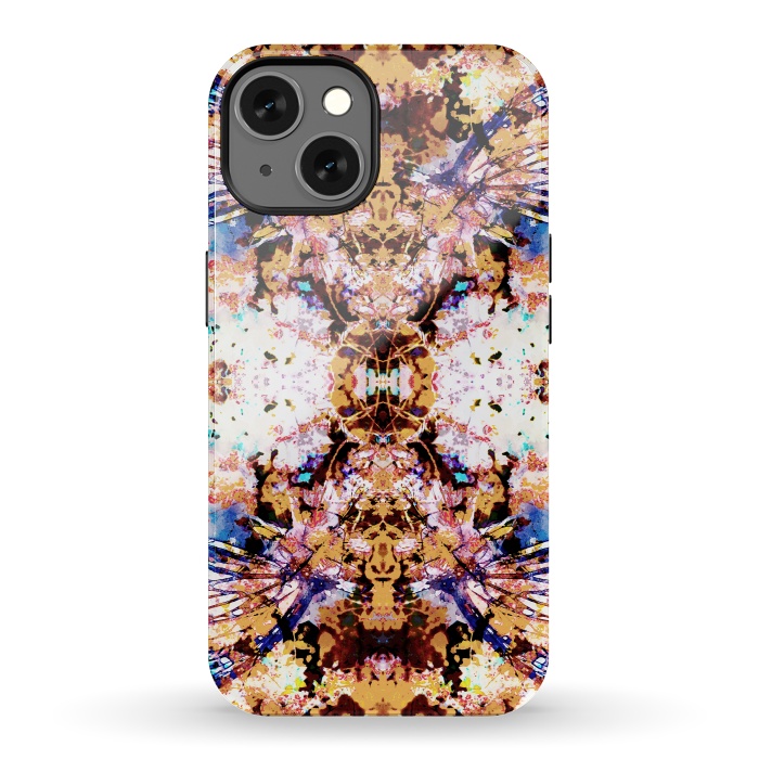 iPhone 13 StrongFit Painted butterfly wings and flower petals by Oana 