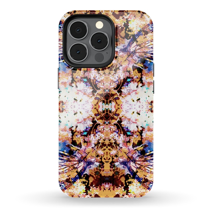 iPhone 13 pro StrongFit Painted butterfly wings and flower petals by Oana 