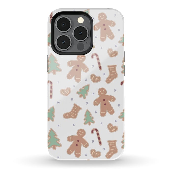 iPhone 13 pro StrongFit ginger bread pattern by MALLIKA