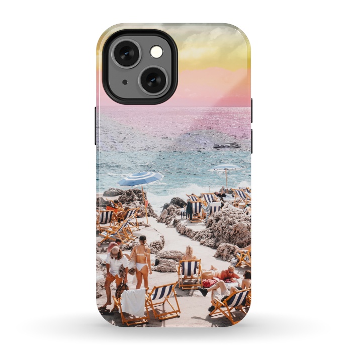 iPhone 13 mini StrongFit Beach Day II by Uma Prabhakar Gokhale