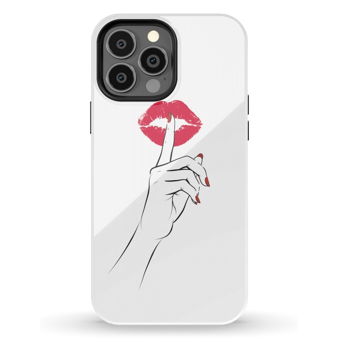 iPhone 13 Pro Max StrongFit Red Lips Secret by Martina