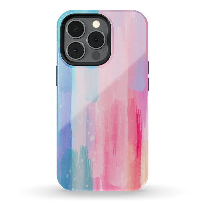 iPhone 13 pro StrongFit vertical shaded pattern by MALLIKA