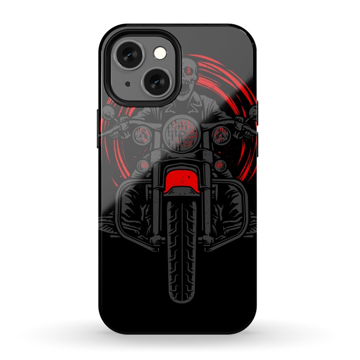 iPhone 13 mini StrongFit Night Rider by Afif Quilimo