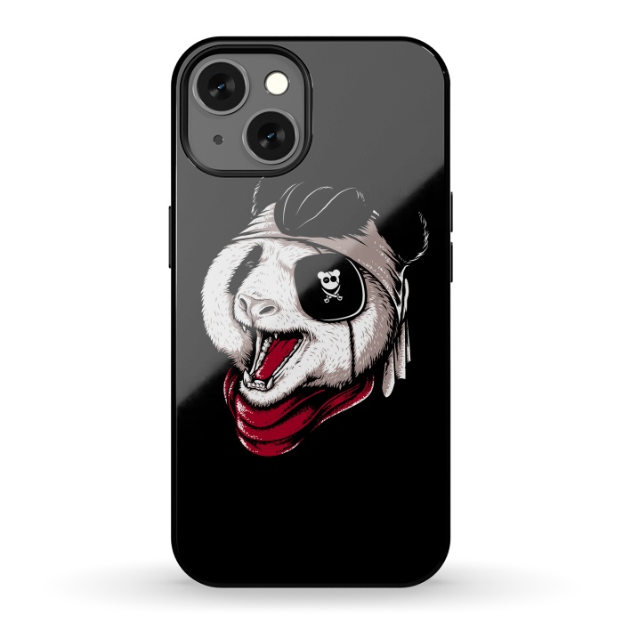 iPhone 13 StrongFit Panda Pirate by Afif Quilimo