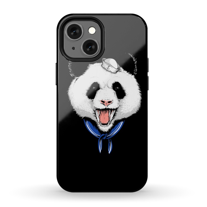 iPhone 13 mini StrongFit Panda Sailor by Afif Quilimo