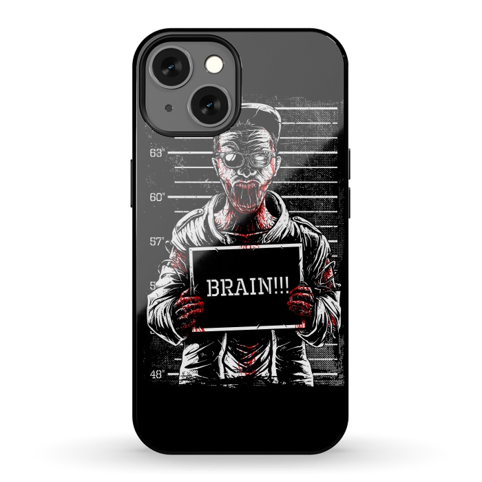 iPhone 13 StrongFit Zombie Mugshot by Afif Quilimo