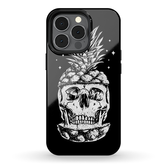 iPhone 13 pro StrongFit Skull Pineapple by Afif Quilimo