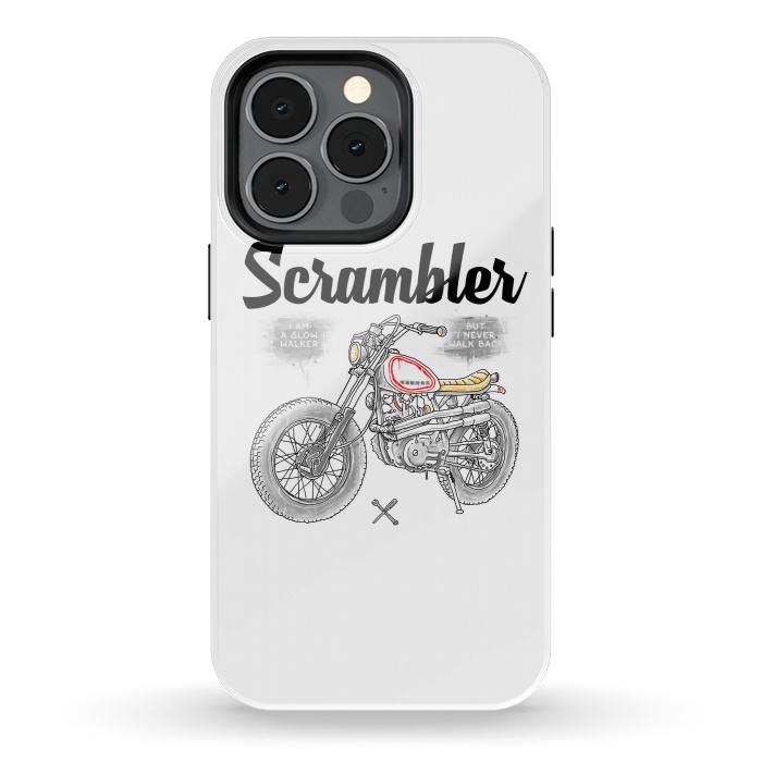iPhone 13 pro StrongFit Scrambler by Afif Quilimo