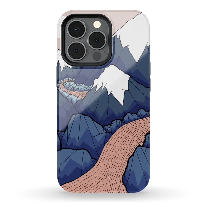 iPhone 13 pro StrongFit The twisting river in the mountains by Steve Wade (Swade)