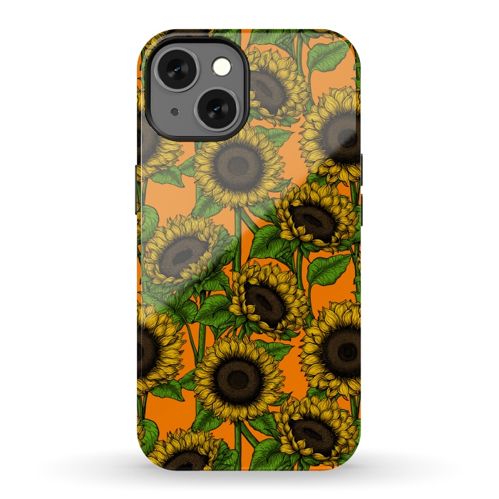 iPhone 13 StrongFit Sunflowers by Katerina Kirilova