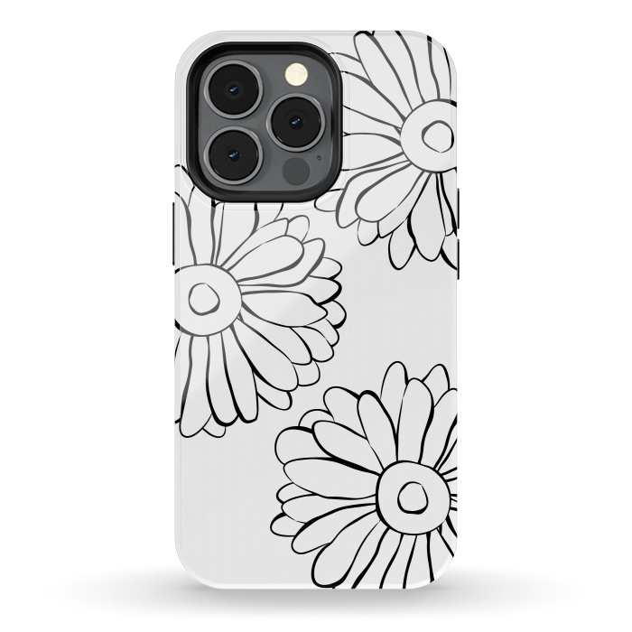 iPhone 13 pro StrongFit Boho Flowers by Martina
