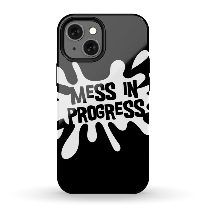 iPhone 13 mini StrongFit Mess in Progress II by Majoih