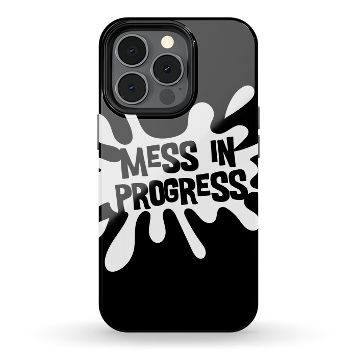 iPhone 13 pro StrongFit Mess in Progress II by Majoih