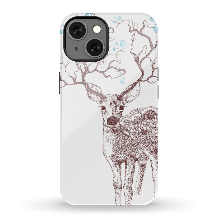 iPhone 13 StrongFit Forest Deer by Rose Halsey